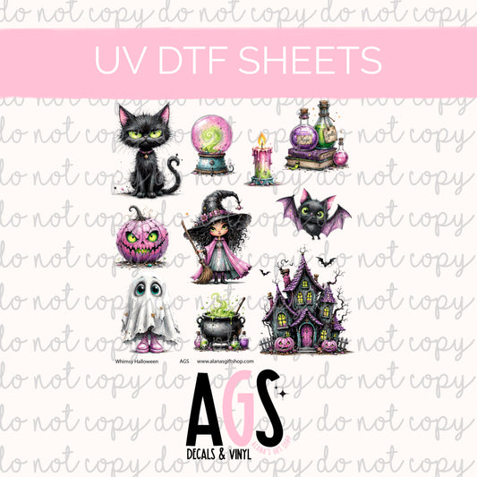 UV DTF SHEET 096 Whimsy Halloween