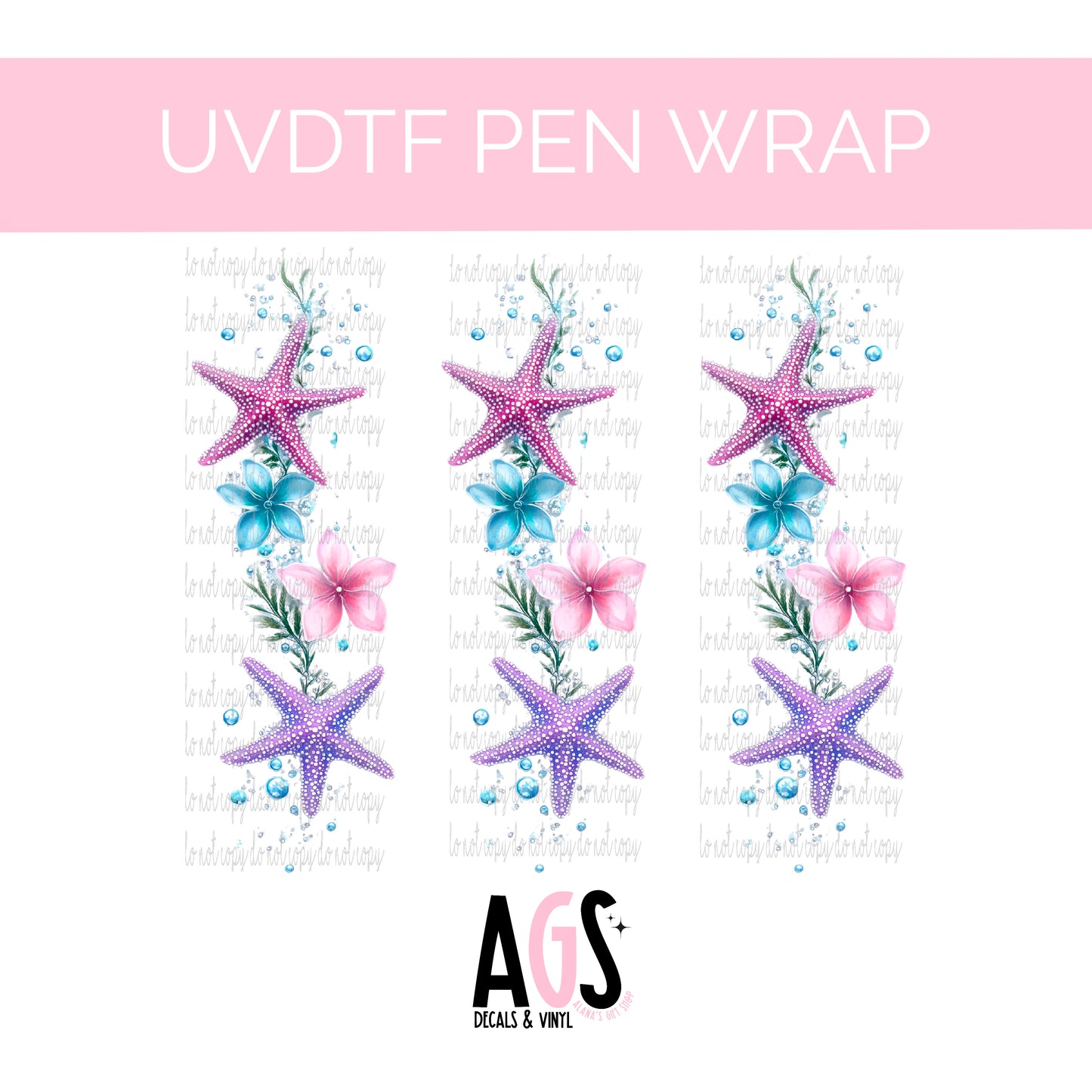 PEN WRAP 032 - Starfish Tides