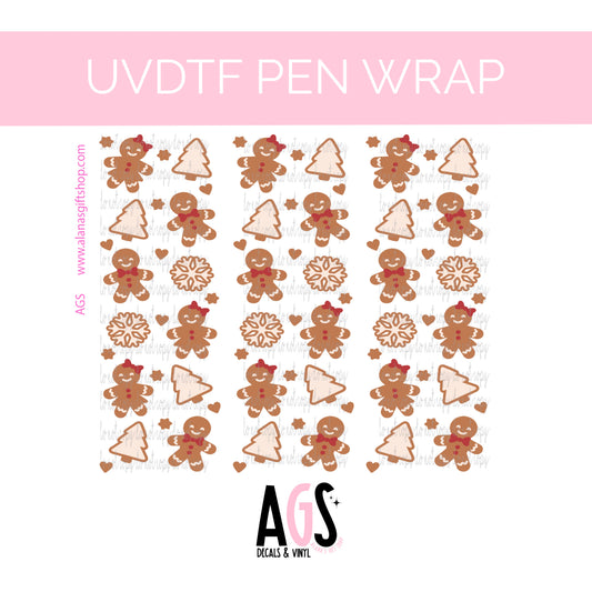 PEN WRAP 068 Gingerbreads