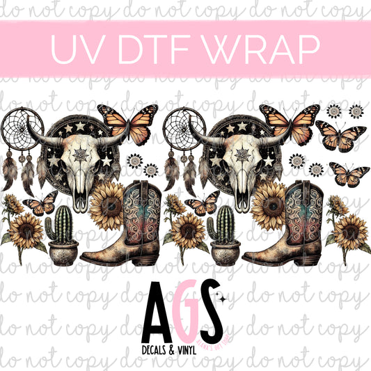 UV DTF WRAP 059 Boot Scootin