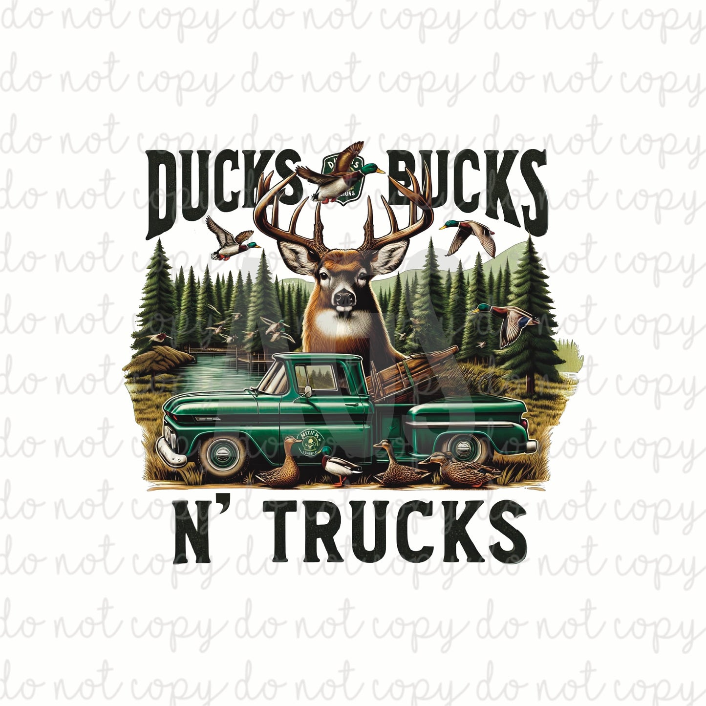 DECAL 186 Ducks & Bucks