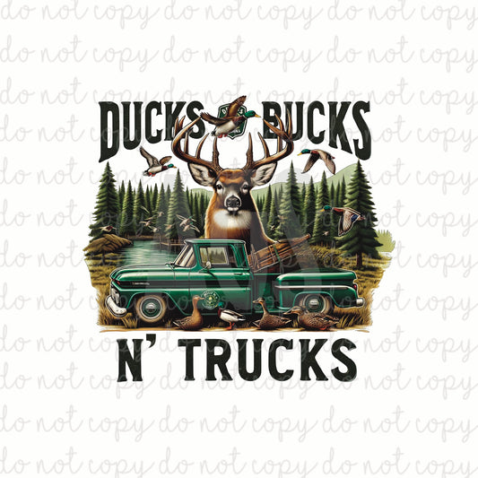 DECAL 186 Ducks & Bucks