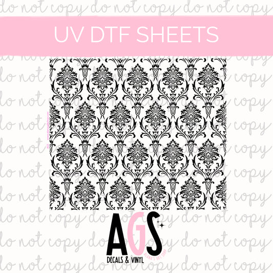 UV DTF SHEET 028 Iron Lace