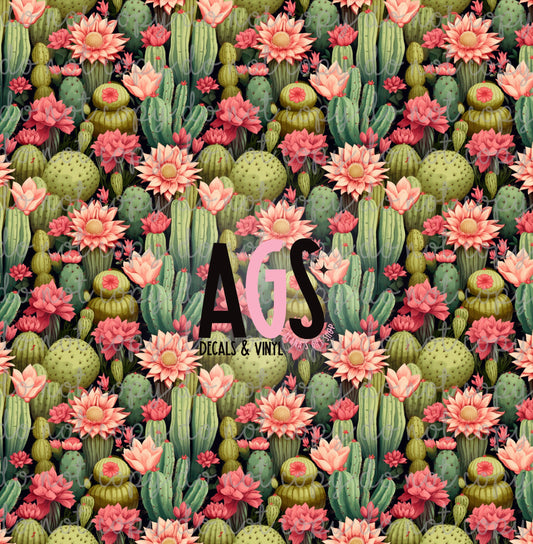 911 Pink Cactus Flowers