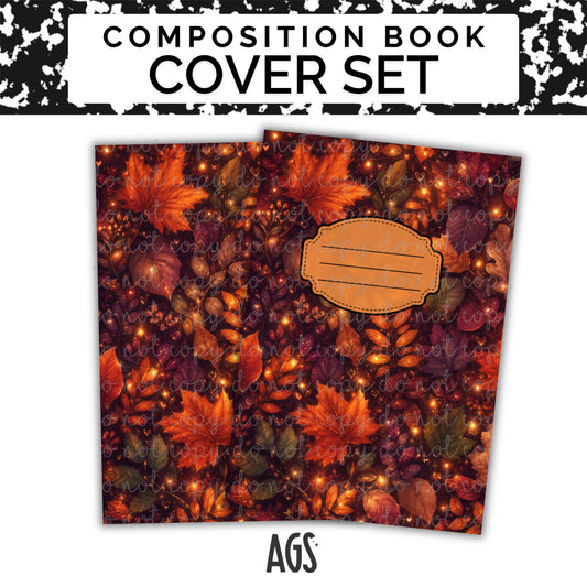 COMPOSITION NOTEBOOK COVER SET - 037 Cozy Fall