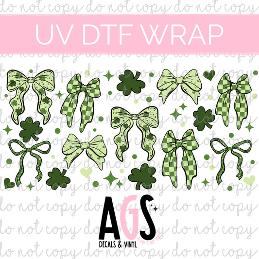 UV DTF WRAP 012 Lucky Bows