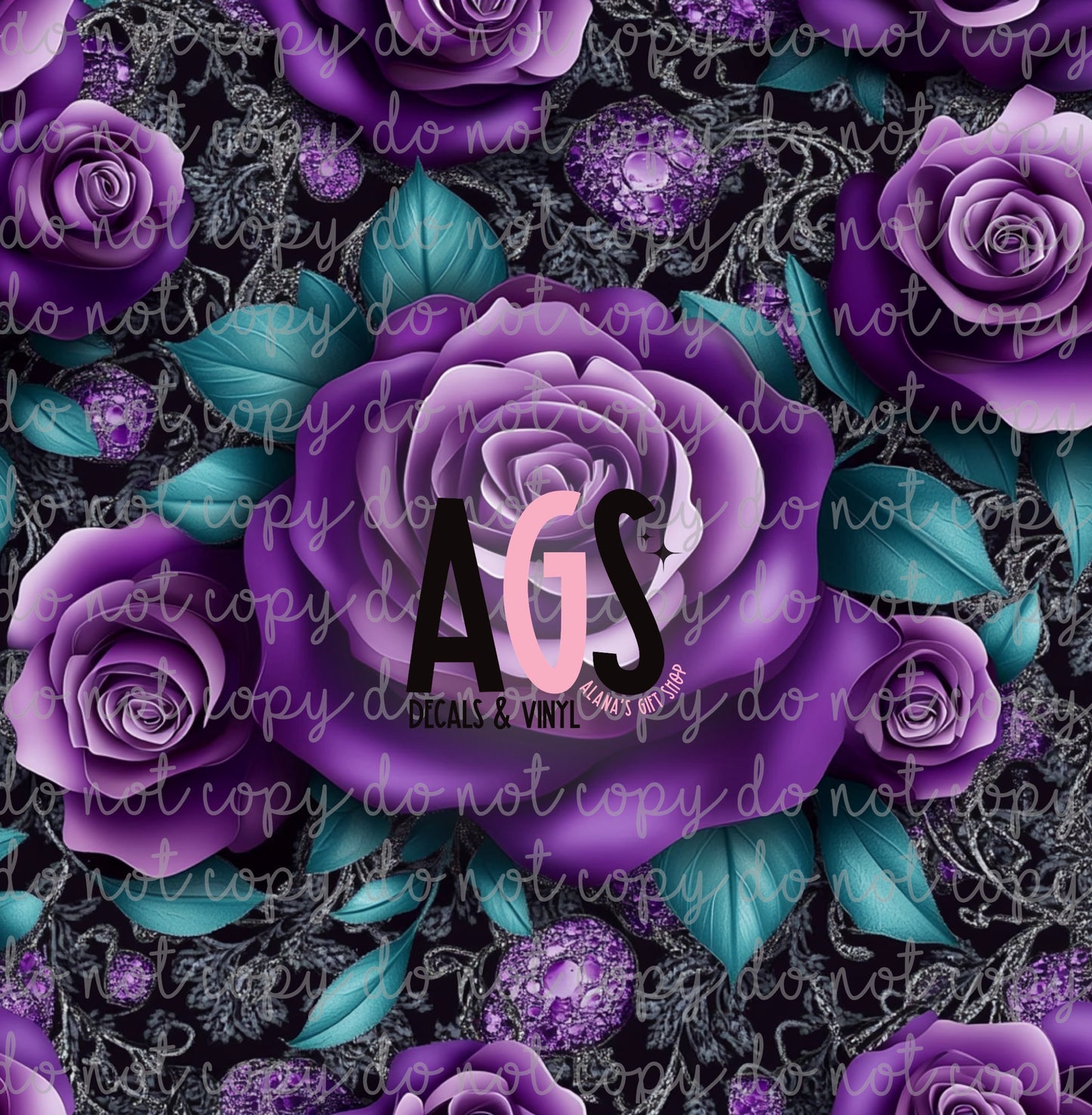 1255 Royal Purple Roses