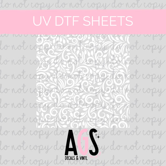 UV DTF SHEET White Tooled