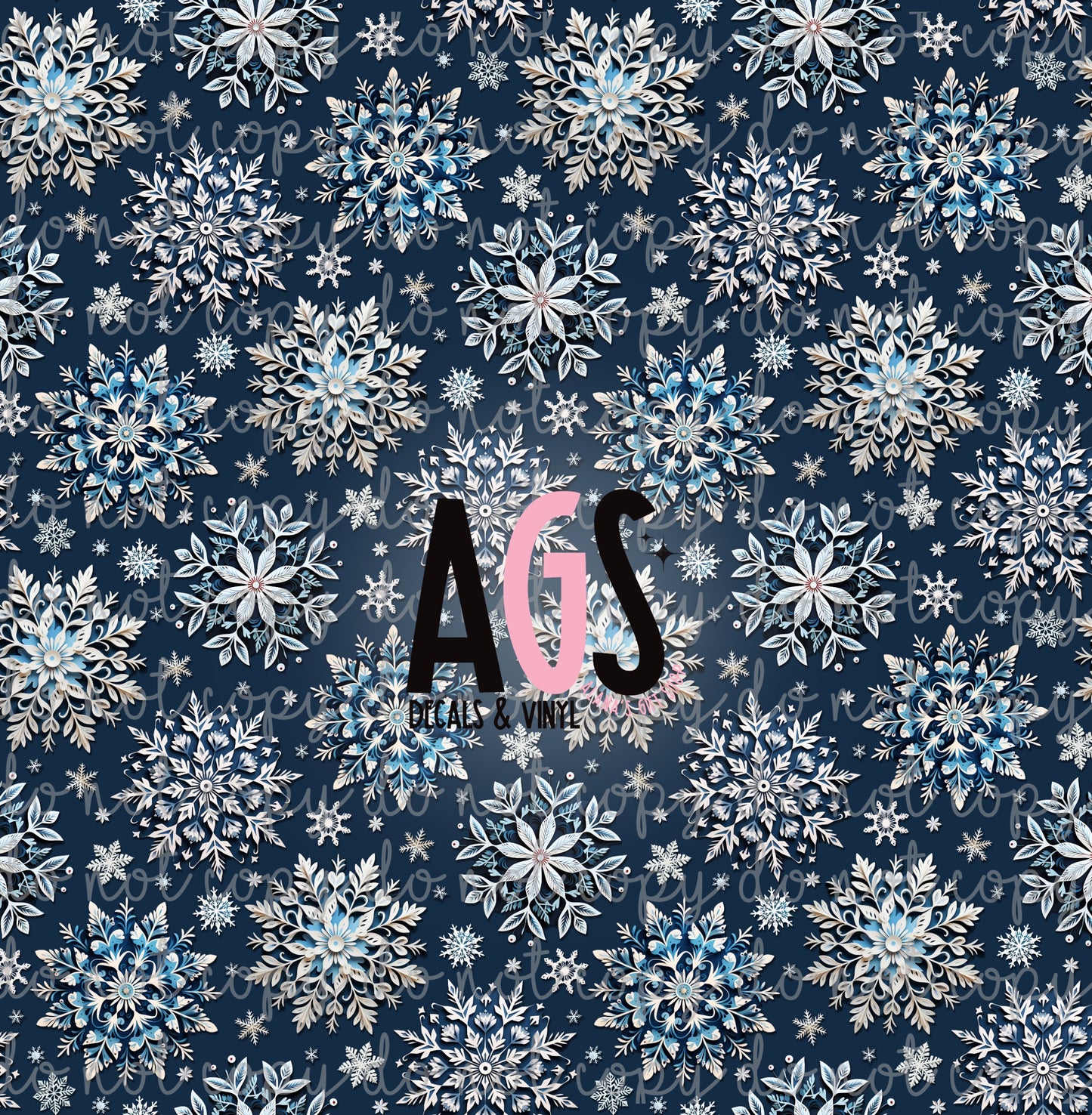 1947 Paper Snowflakes