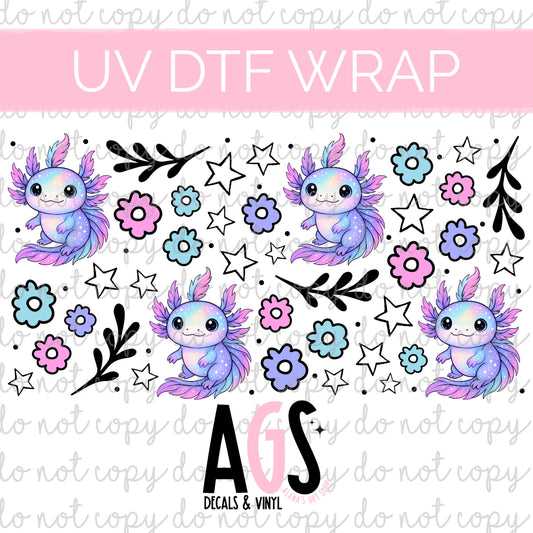 UV DTF WRAP 095 Axolotls