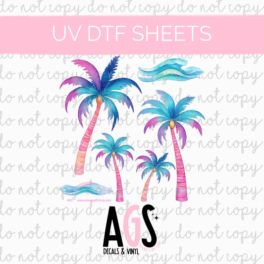 UV DTF SHEET 086 Bright Beach