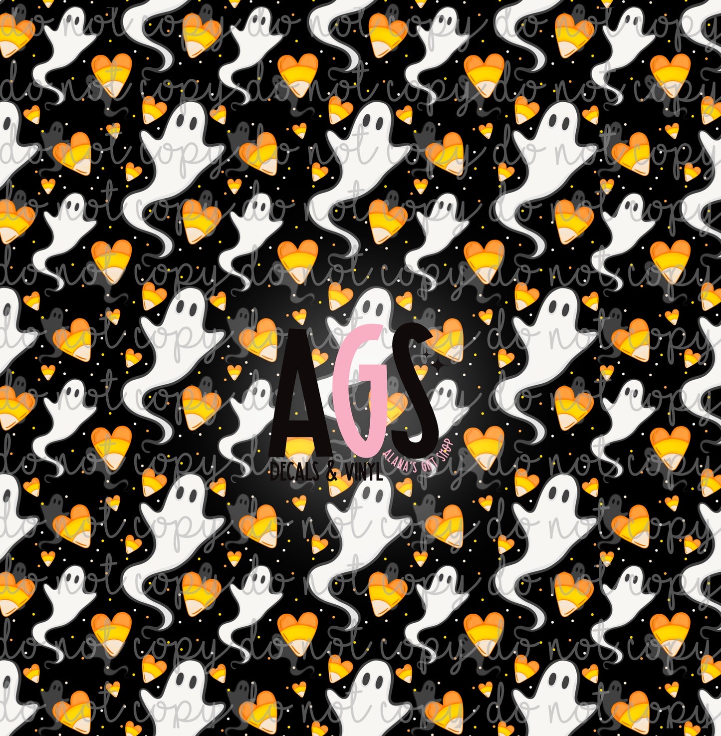 1266 Candy Corn Ghosts