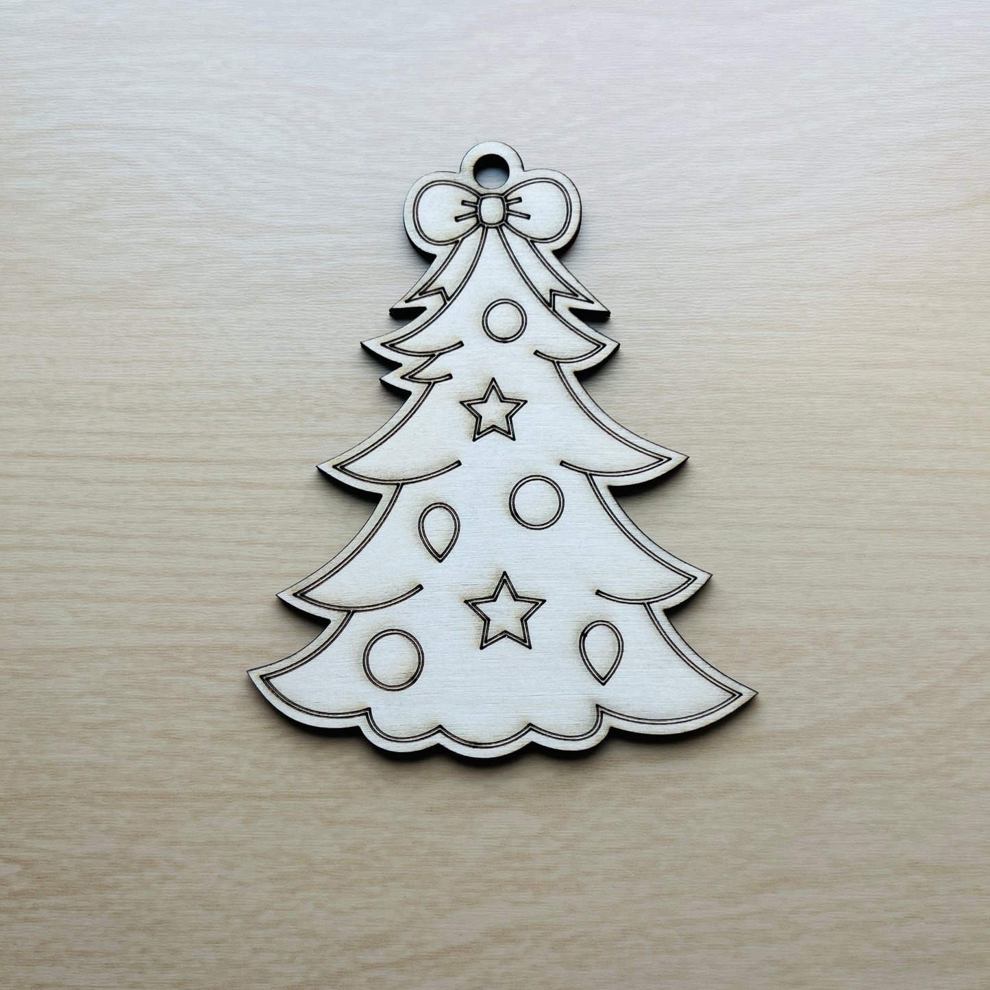 Blank Christmas Tree Unfinished Wood Christmas Ornaments