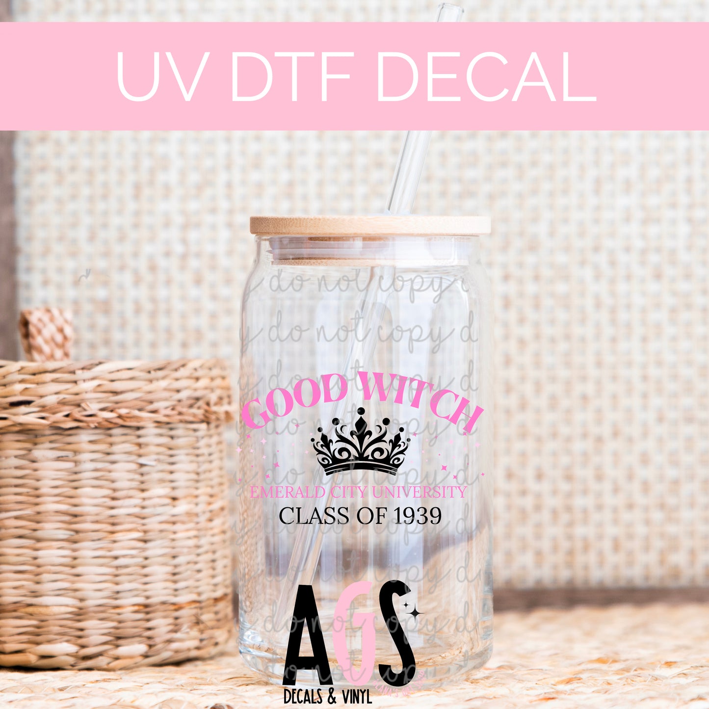 UV DTF DECAL 063 Good Witch