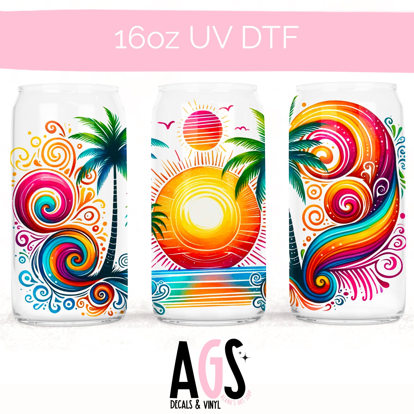 UV DTF WRAP 029 Sunset