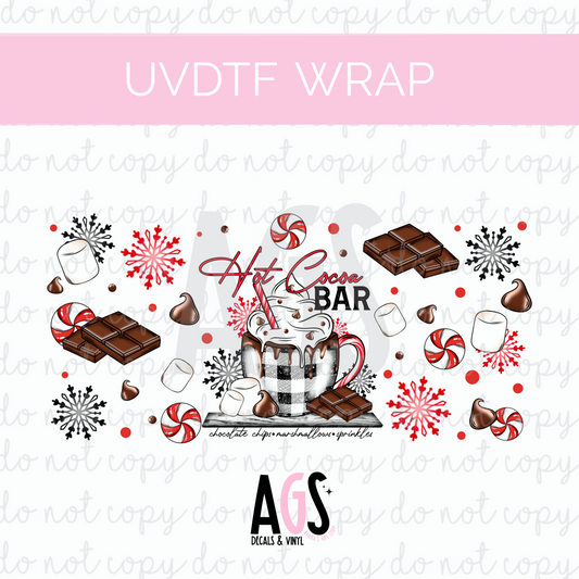 UV DTF WRAP 011 Hot Cocoa Bar