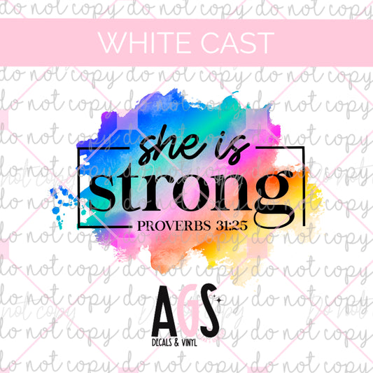 WC-231 She Is Strong Proverbs