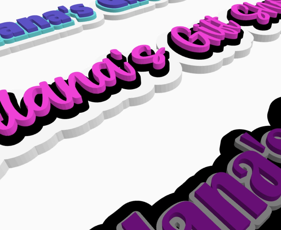 Custom 3D Watermark