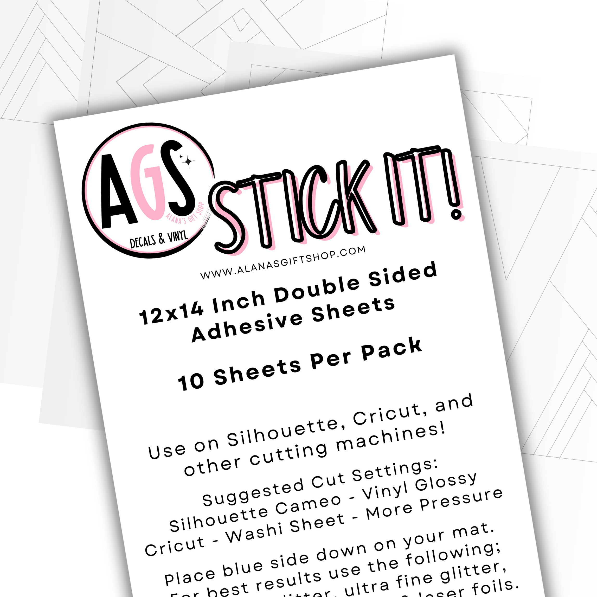 STICK IT AGS Double Sided Adhesive Sheets Alana S Gift Shop   Untitleddesign 5 