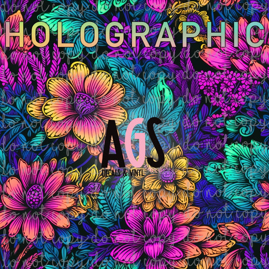589 Vivid Dream Flowers - HOLOGRAPHIC