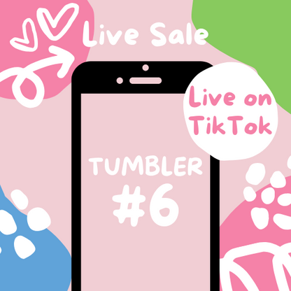 # 6 TUMBLER 30oz--DO NOT ORDER WITH VINYL