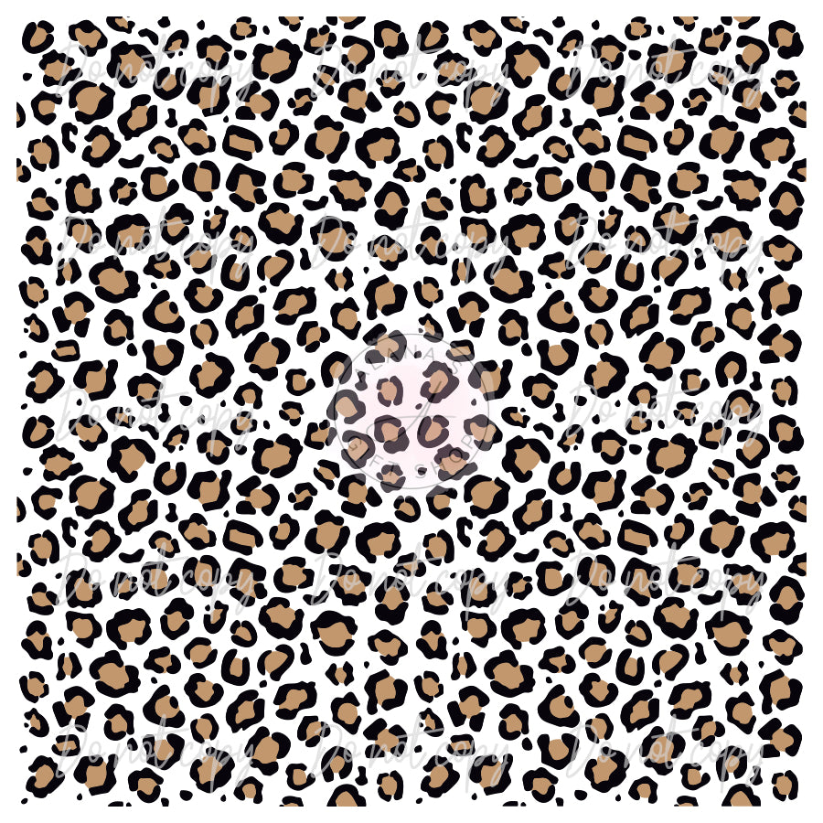 130 Leopard Print Tan & Black