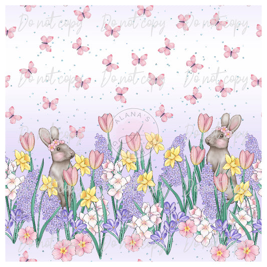 054 Fresh Spring Bunny Garden