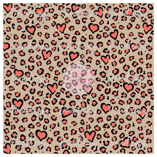 187 Coral Heart Leopard