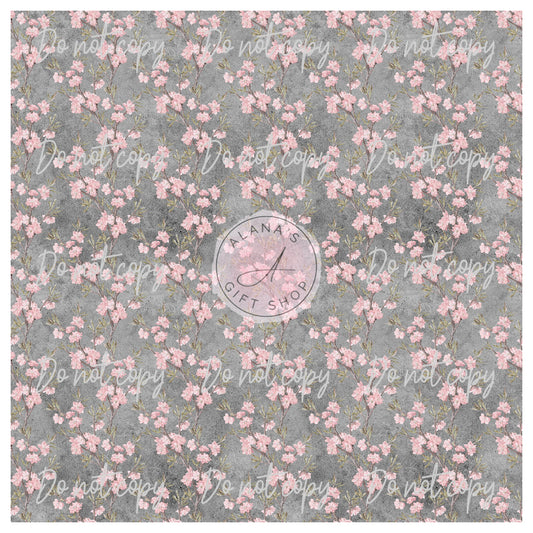 208 Gray Cherry Blossoms