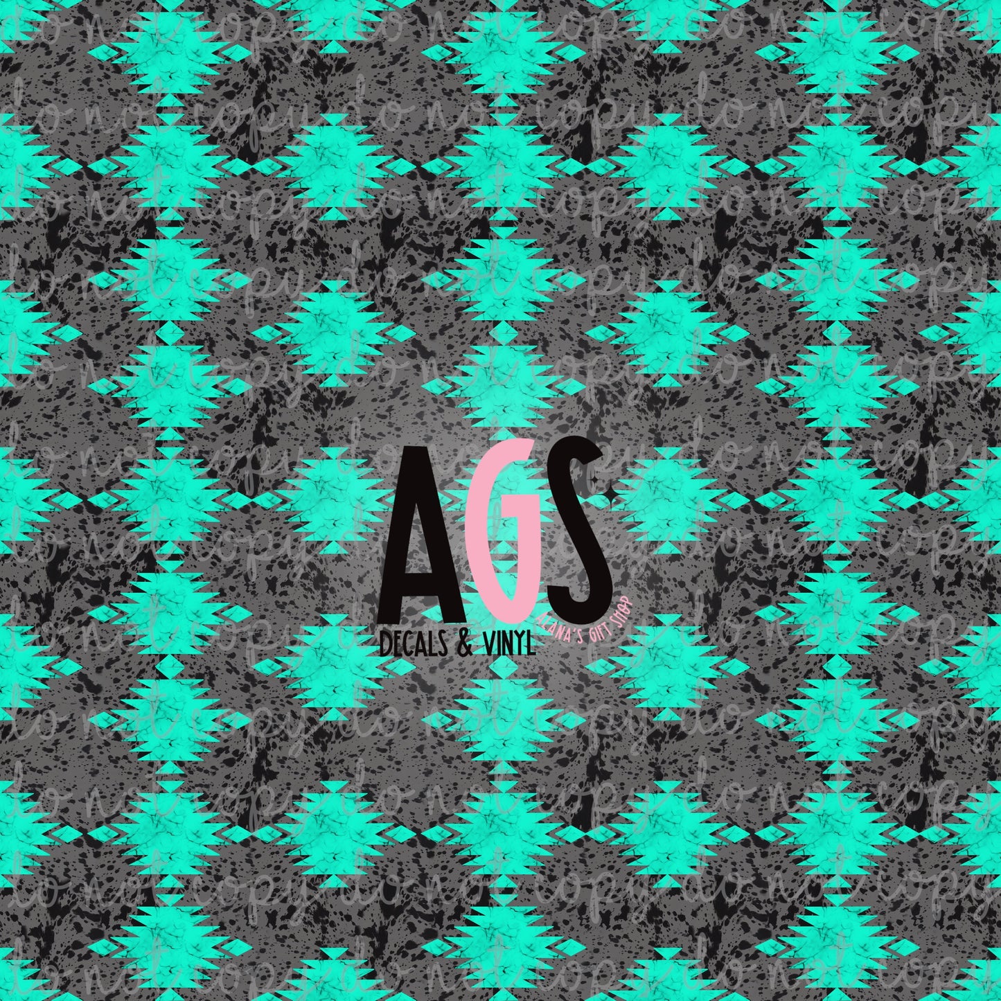 521 Aztec Teal And Black