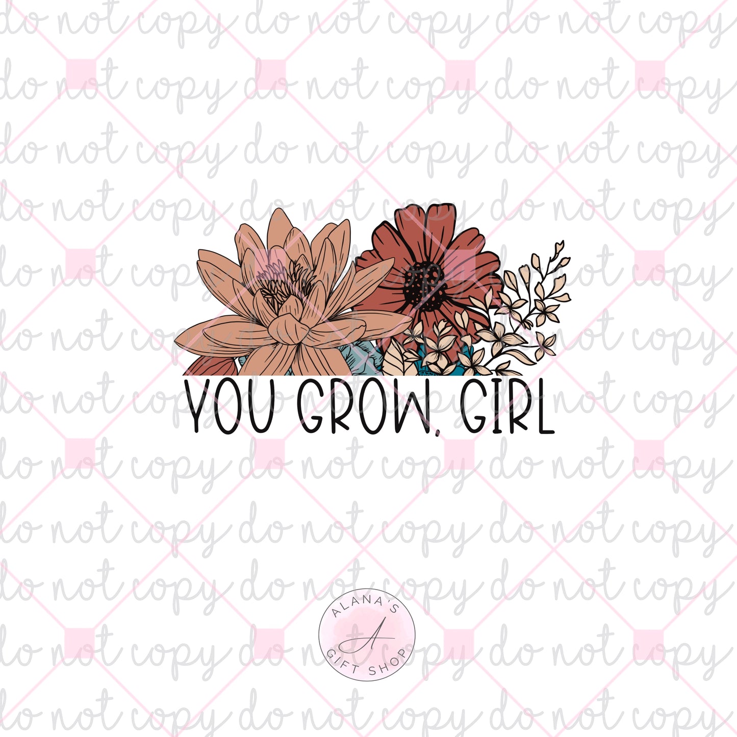 CC-221 You Grow Girl Muted Floral